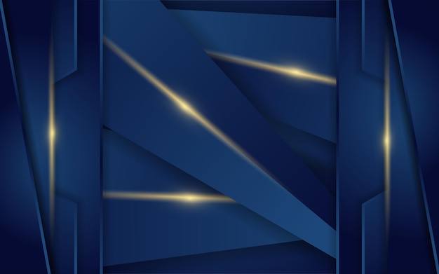 Abstract navy blue with triangle shape background