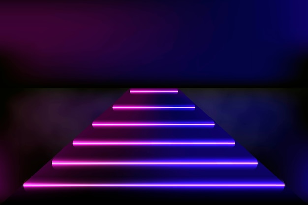 ABSTRACT NEON LIGHTS BACKGROUND CONCEPT