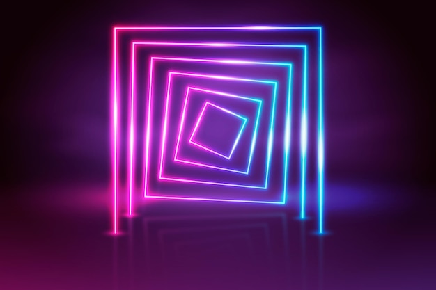 Abstract neon lights background