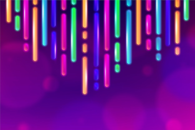 Abstract neon lights background