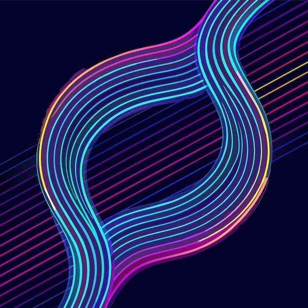 abstract neon line background geometric futuristic colorful beautiful amazing unreal