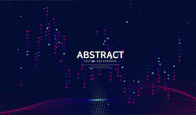 Abstract network background