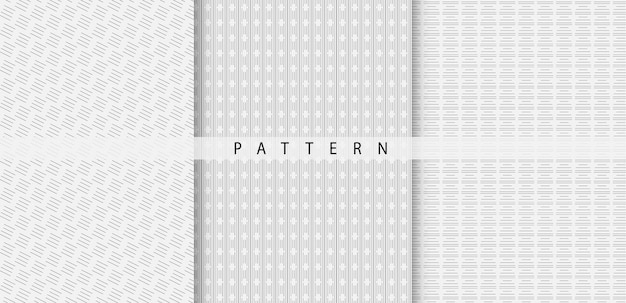 Abstract New pattern background white and black colorful minimal geometric patterns set Free Vector