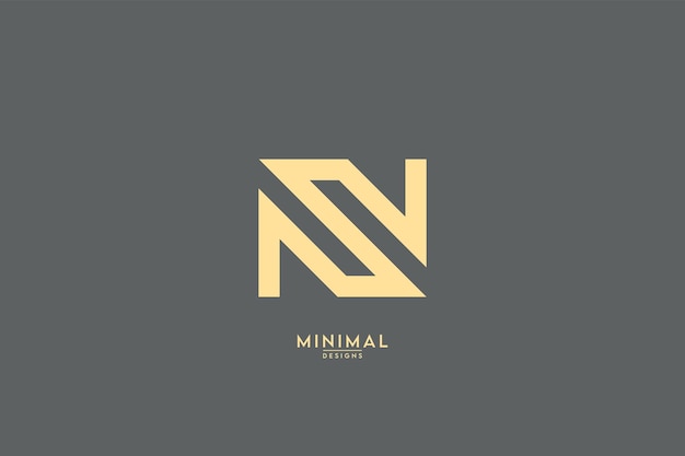 Abstract NS SN Letters Logo Monogram icon