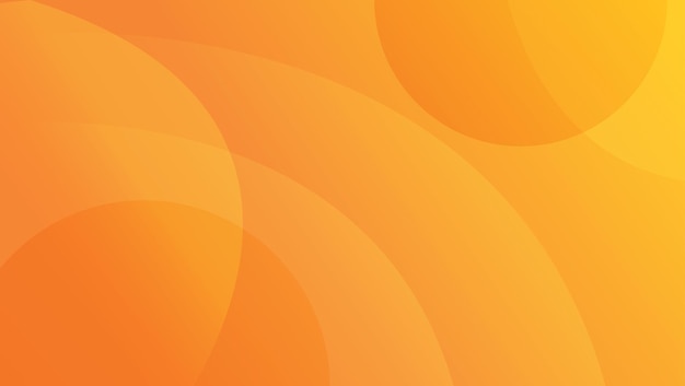 Abstract orange background with circular shapes