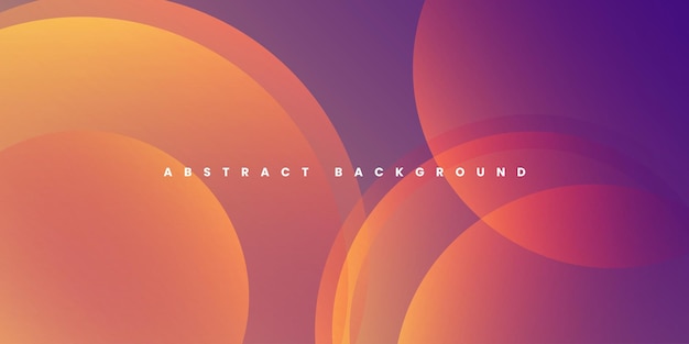 Abstract orange color background template design