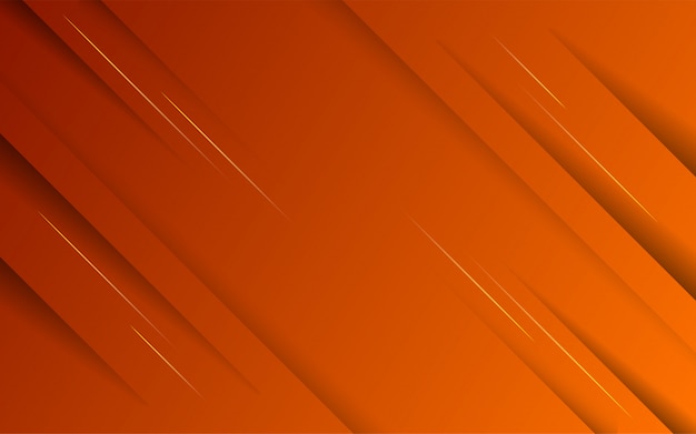 Abstract orange gradient geometric light background with scratches effect