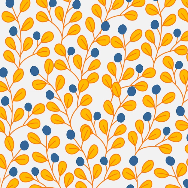 abstract orange leaf background