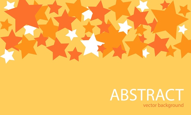 Abstract orange vector background