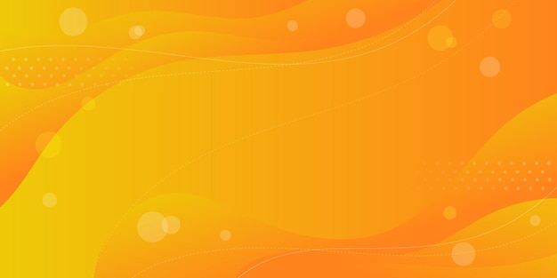 Abstract orange wave and curve background