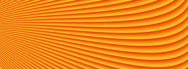 Abstract orange waves lines pattern background