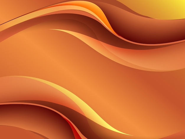 Abstract Orange and Yellow Background Design Image Vector