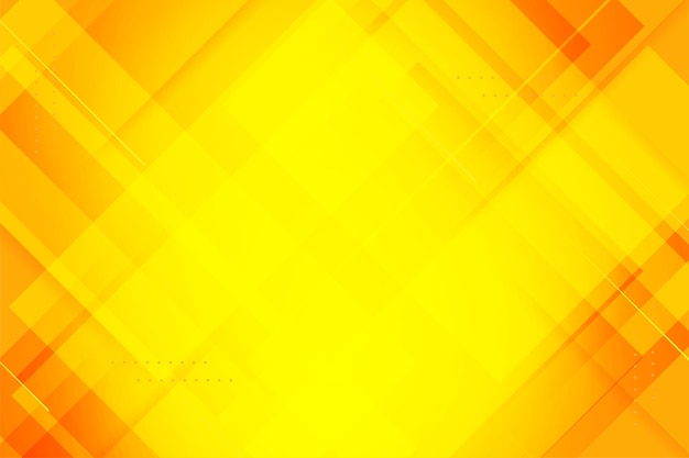 Abstract orange and yellow geometric background Dynamic shapes composition