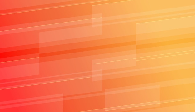 Abstract orange and yellow geometric background with diagonal lines