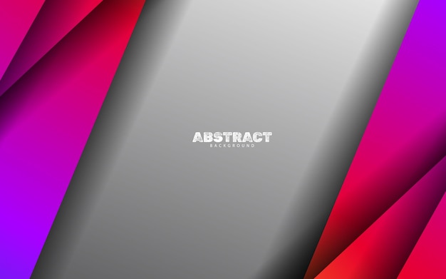 Abstract overlap papercut gradient color background