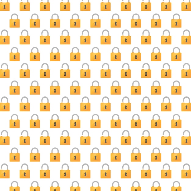 Abstract padlock pattern template