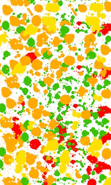 Abstract paint splash design