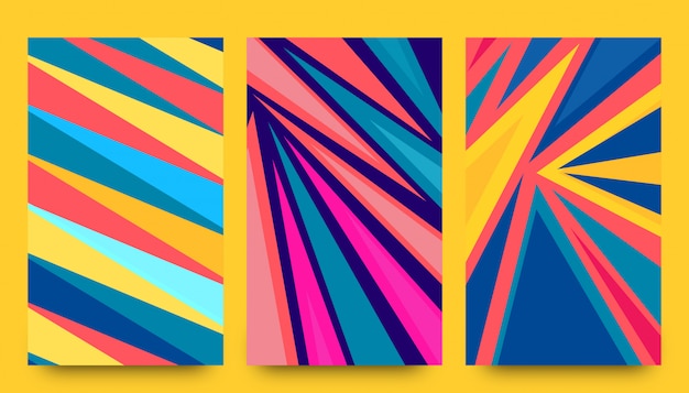 Abstract paper rocket shapes background