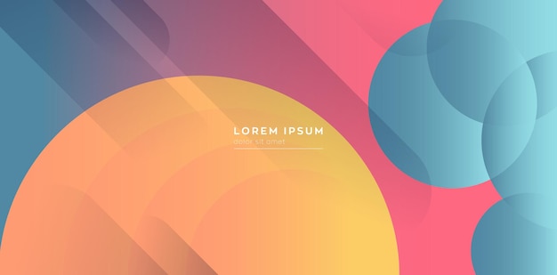 Abstract pattern background with colorful gradient wave