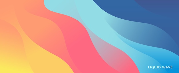 Abstract pattern background with colorful line wave