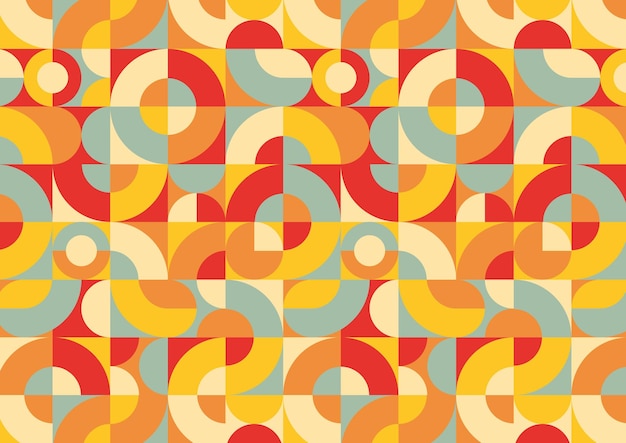 Abstract pattern of circles shapes