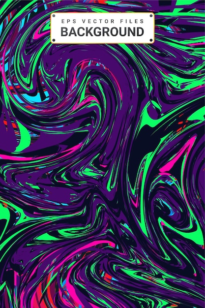 Abstract pattern colorful liquid style background