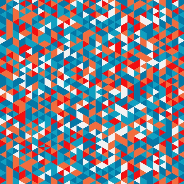 Abstract pattern of geometric shapes