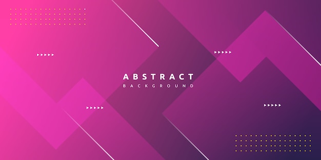 Abstract pink background with blank space and geometric