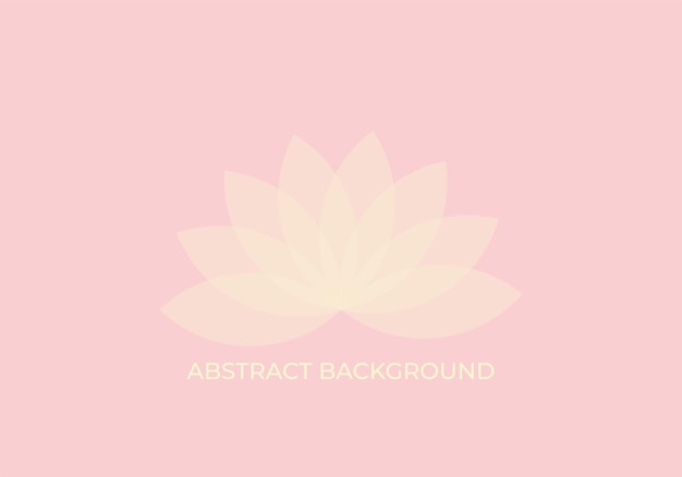 abstract pink background with yellow shapes