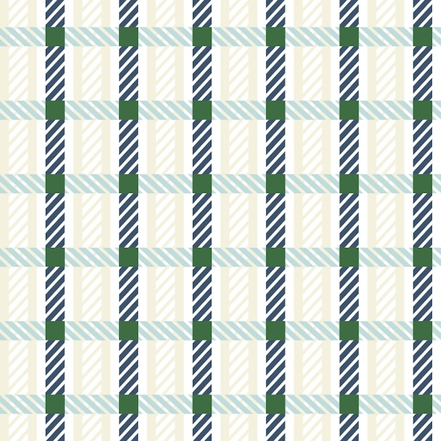 Abstract Plaid Style Stripes Checkered Gingham Seamless Vector Pattern Geometric Concept Trend