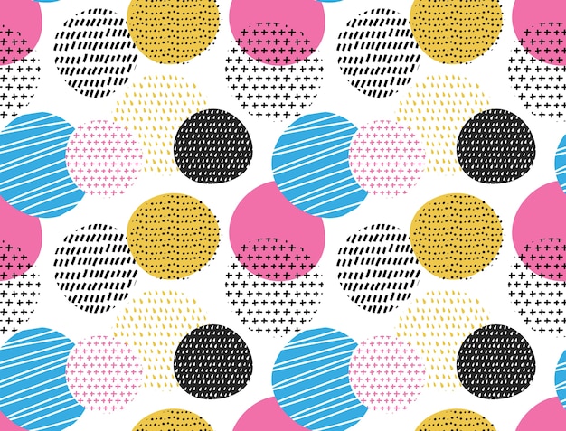 Abstract polka dot pattern