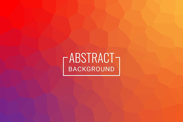 Abstract polygon background with multicolor gradient