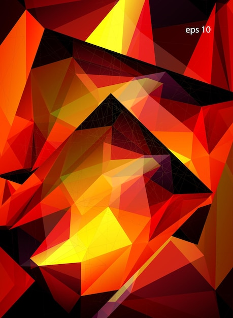 Abstract polygonal background