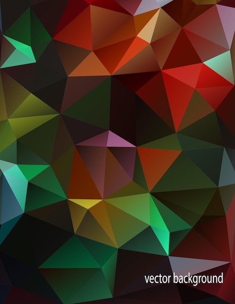 Abstract polygonal background