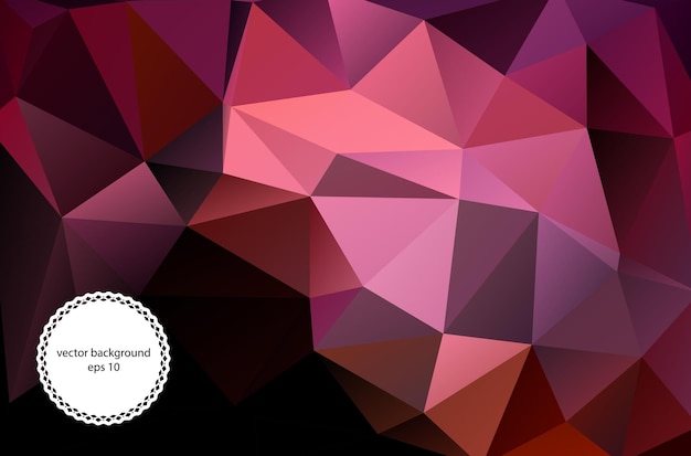 Abstract polygonal background