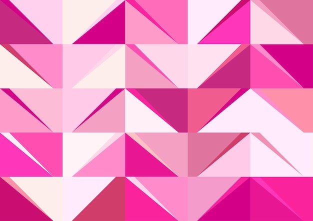 Abstract polygonal pink color background. Vector illustration for your design