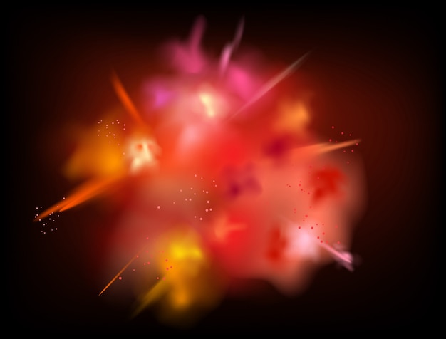 Abstract powder splatted vector background