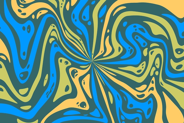 Vector abstract psychedelic groovy background vector