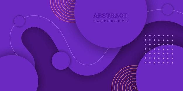 Abstract purple background with geometric shapes