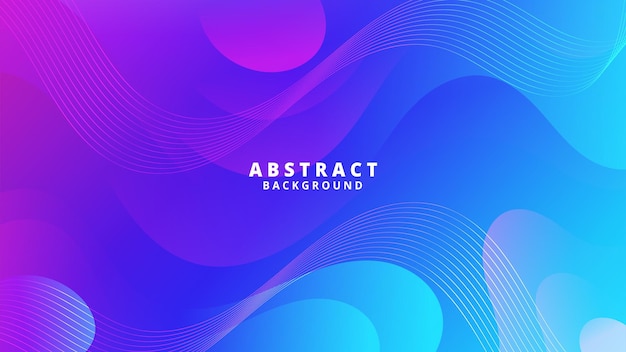 Abstract purple blue Background with Wavy Shapes suitable for website flyers posters