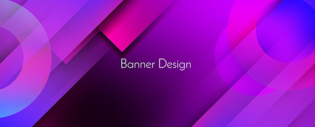 Abstract purple geometric modern decorative colorful design banner pattern background vector