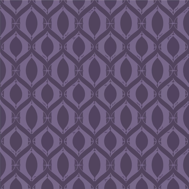 Abstract purple geometric pattern with a pattern of flowers