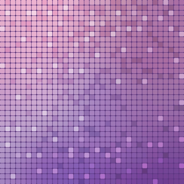 Abstract Purple Mosaic Background Design