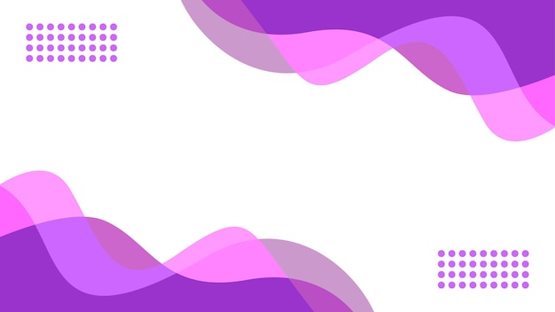 Abstract purple and pink background with wavy curve element