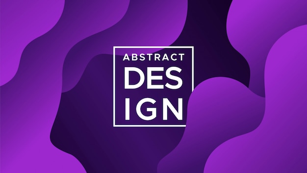 Abstract purple wave background design