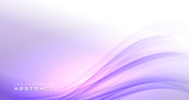 Abstract Purple Wavy Modern Light Background