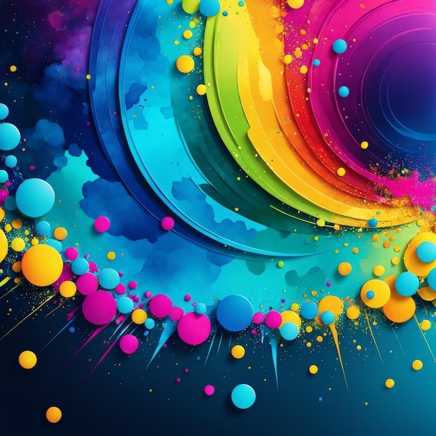 Vector abstract rainbow background designs design