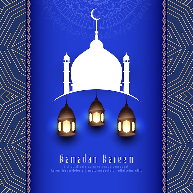 Abstract Ramadan Kareem decorative islamic background