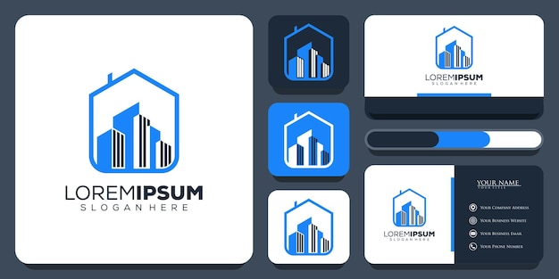 Abstract real estate logo design