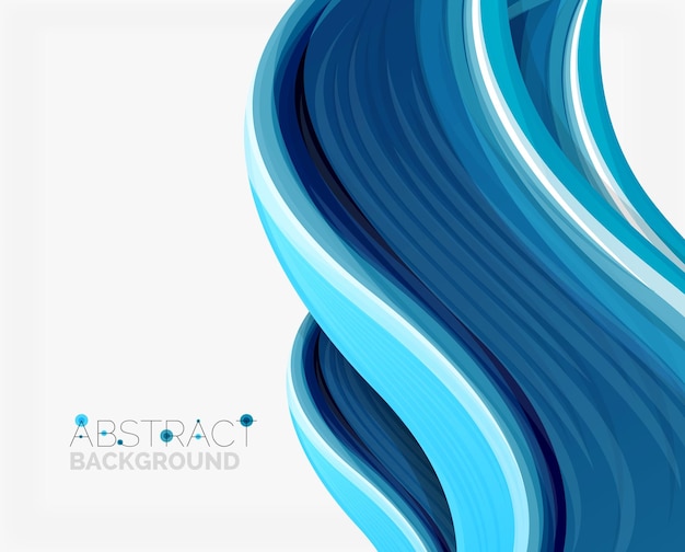 Abstract realistic solid wave background